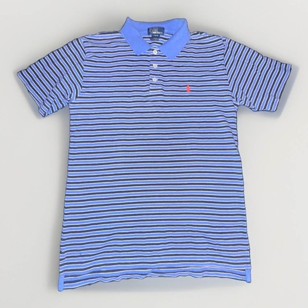 Polo by Ralph Lauren Boys' Large (L) 16/18 Striped Shirt Classic Prep